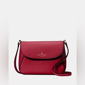 New! Kate Spade Red Monica Small Flap Crossbody NWT